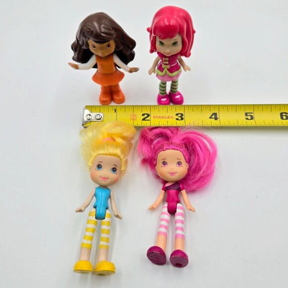 Strawberry Shortcake Doll Lot McDonald’s 2010 Orange Blossom Lemon Meringue Mini - Picture 3 of 11